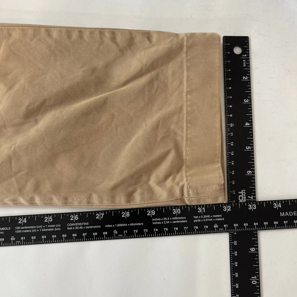 J Crew Chino Pants Mens 30x32 Beige The Stanton Straight Preppy Office Casual